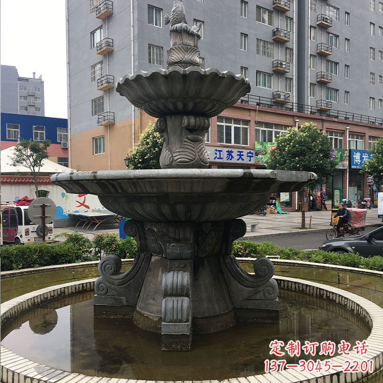 温州石材石雕喷泉:高品质的室外装饰艺术品