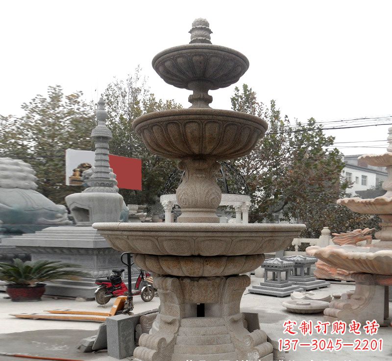 温州钵式喷泉雕塑,精美装饰您的家园