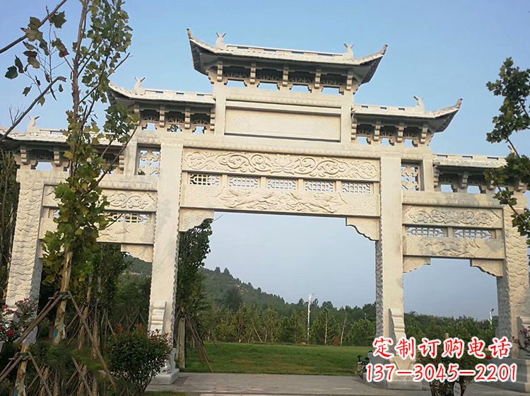 温州专业的石牌坊雕塑定制