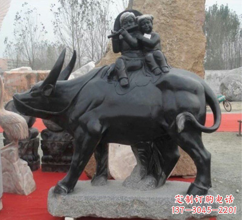 温州传承经典,表达淳朴——牧童雕塑