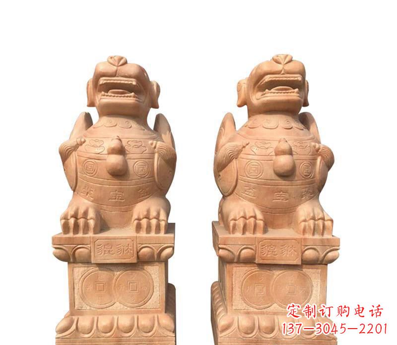 温州精美貔貅雕塑,让太古神兽在家中常伴