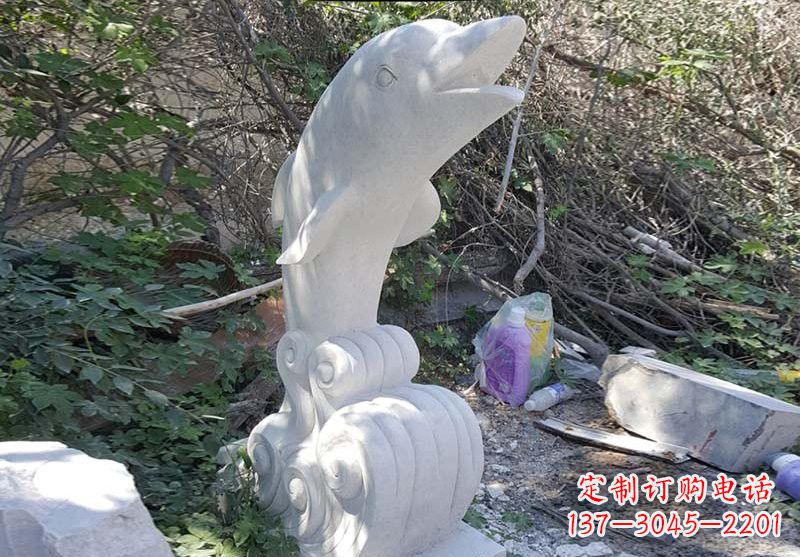 温州海豚雕塑:悠闲无比的精灵