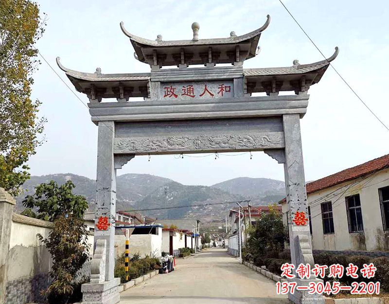 温州全球领先的石雕牌楼雕塑定制服务