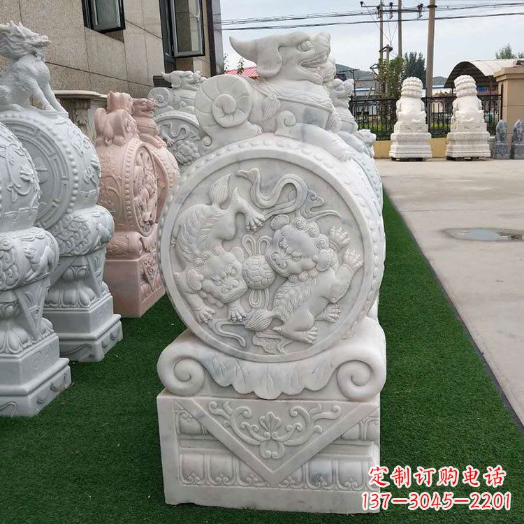 温州石雕牌坊抱鼓石,有艺术气息的雕塑定制