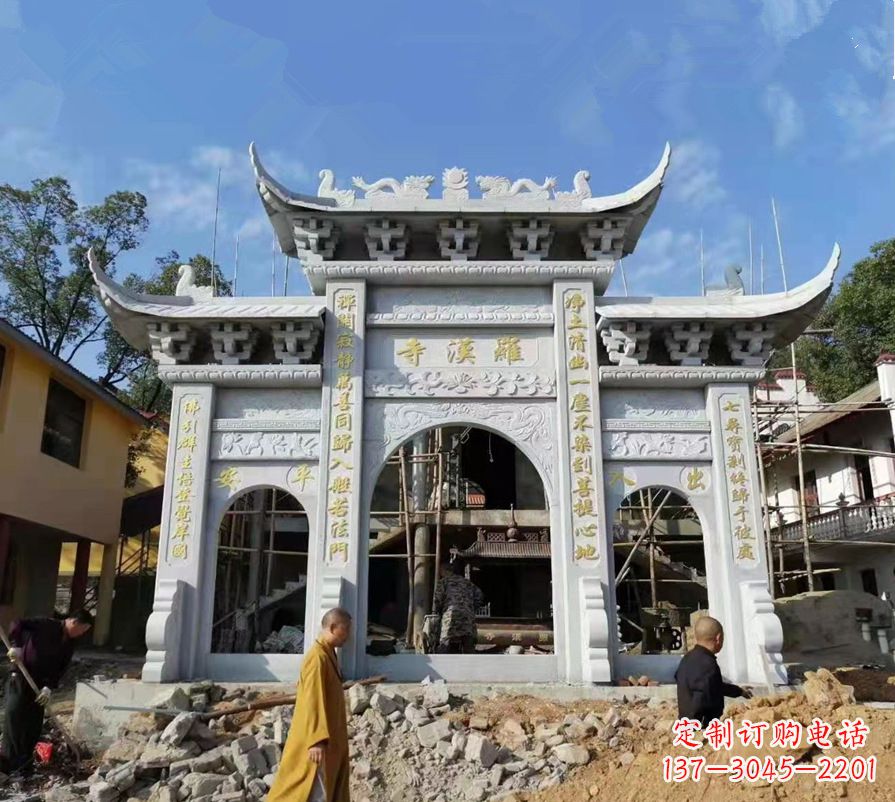 温州西安中领雕塑:高端定制牌坊雕塑