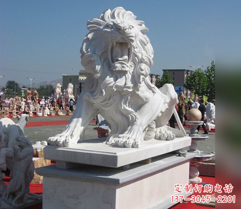 温州狮子雕塑,带来王者气派