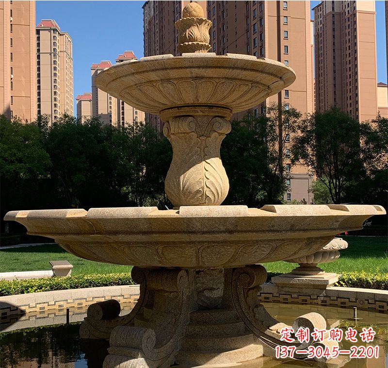 温州艺术品级石雕喷泉水景