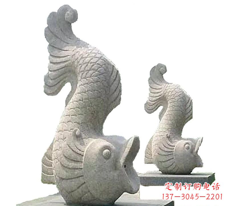 温州中领雕塑定制精美鲤鱼雕塑