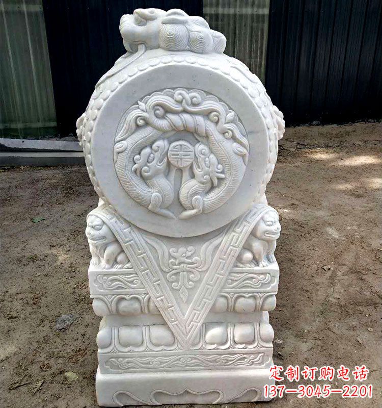 温州精致麒麟,点亮门墩