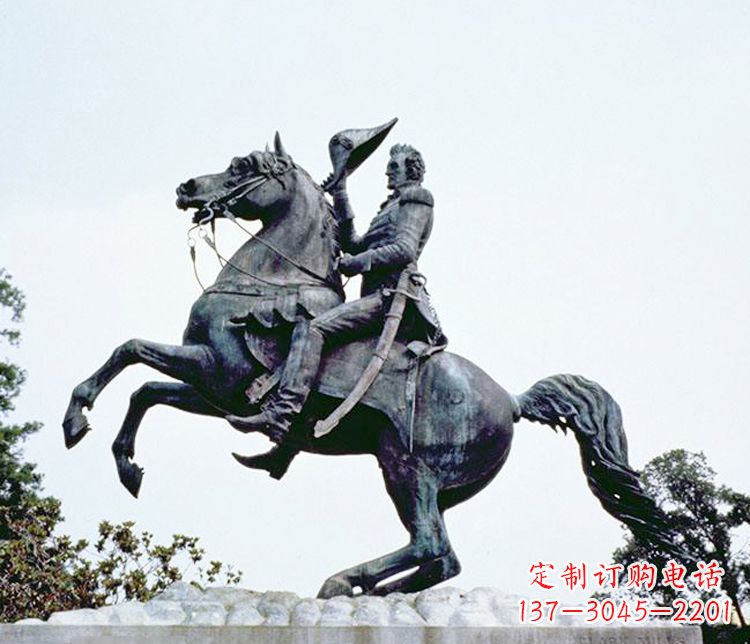 温州石雕西方骑马人物雕塑