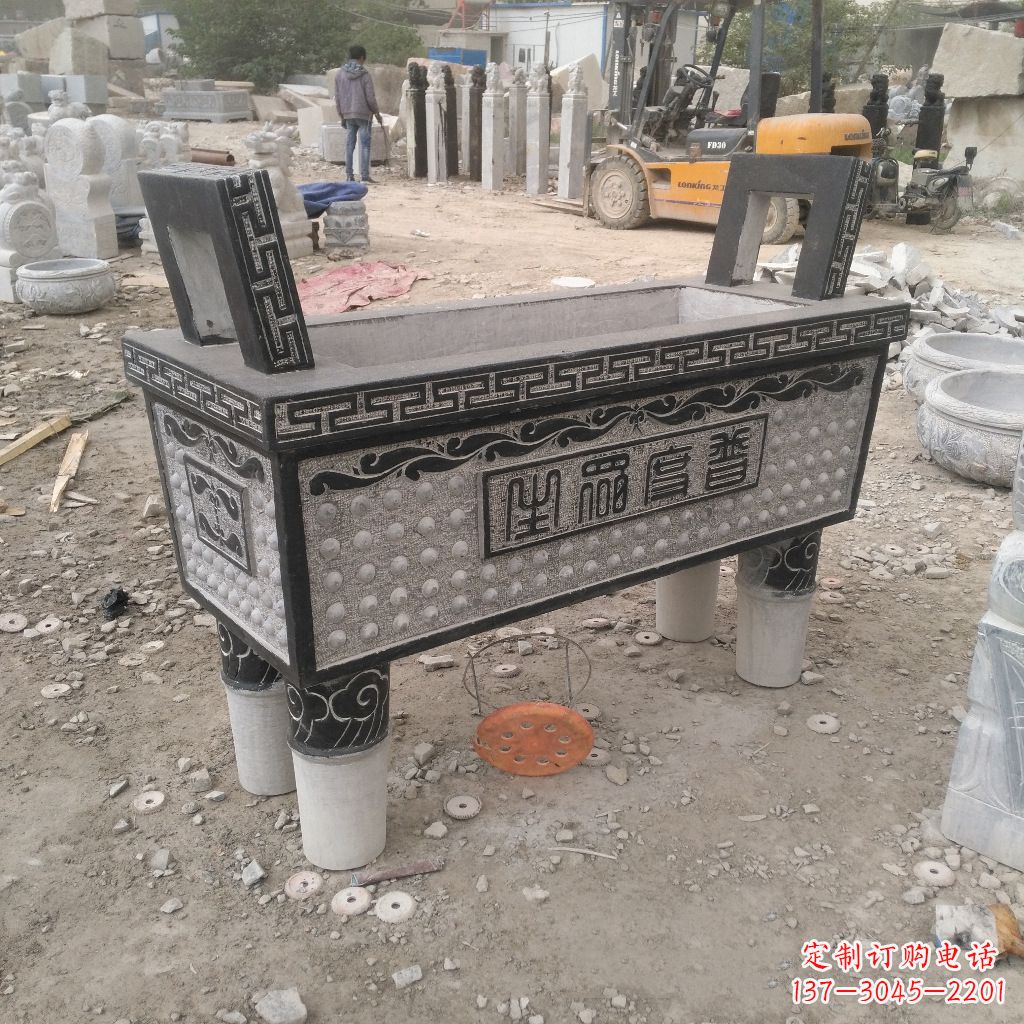 温州石雕香炉鼎