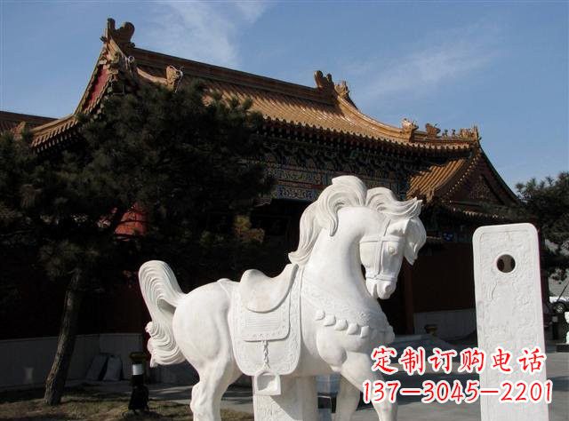 温州石雕小马
