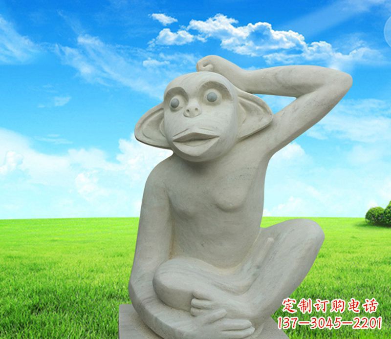 温州石雕小猴子