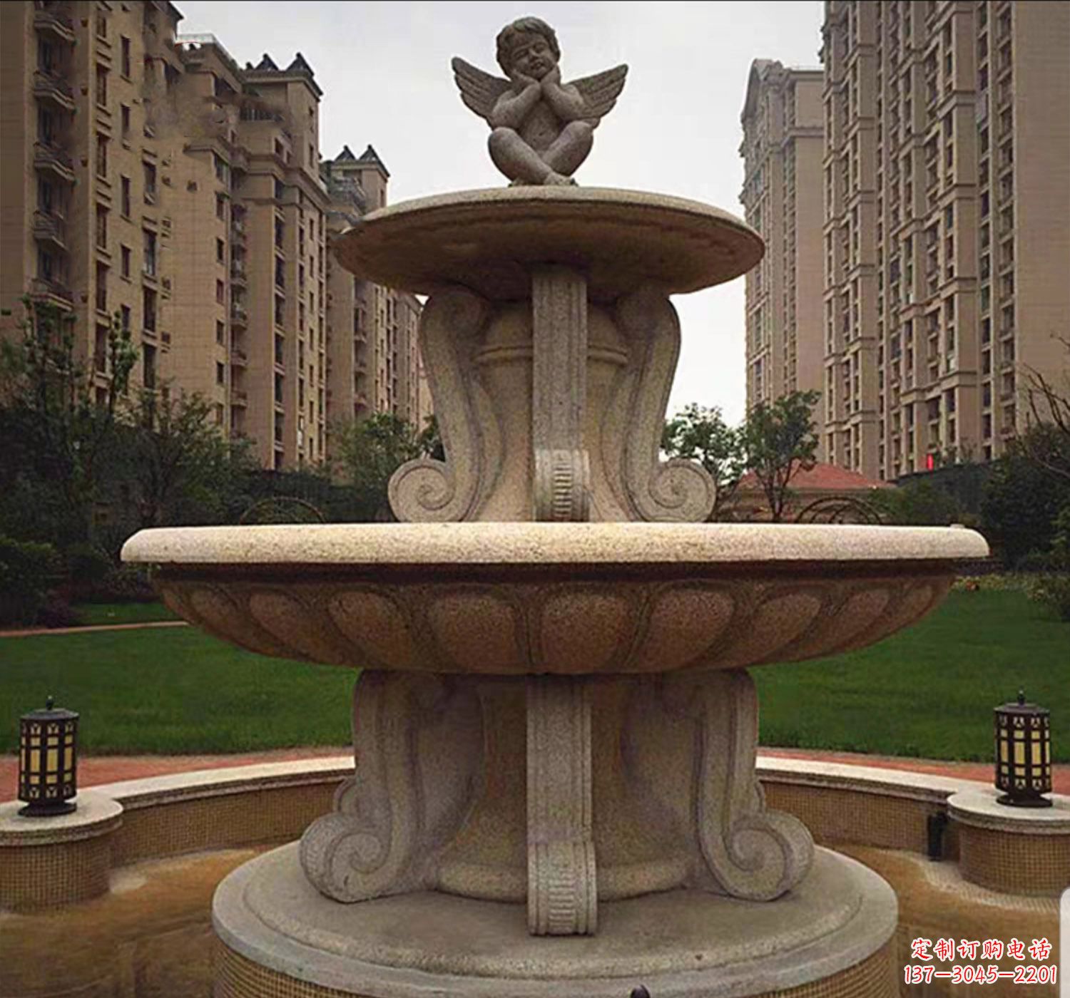 温州石雕鱼喷泉