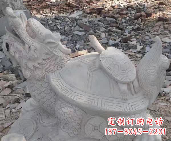 温州石雕招财神兽龙龟