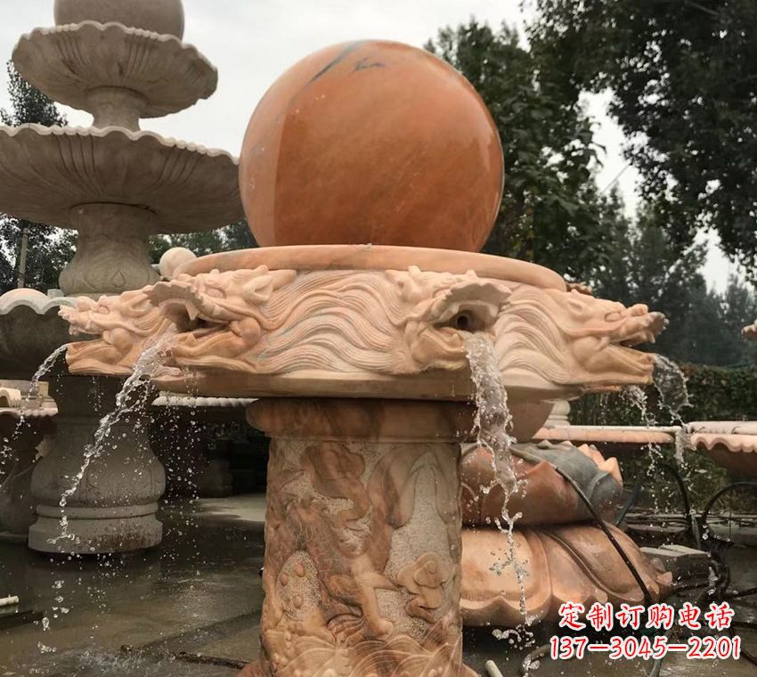 温州石雕自然流水喷泉