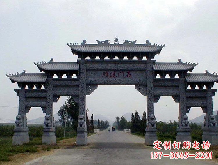 温州石牌坊 斗楼
