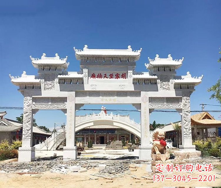 温州石牌坊的雕刻