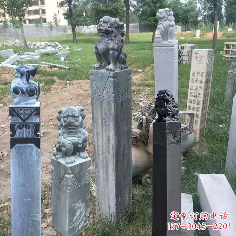 温州石狮子拴马柱