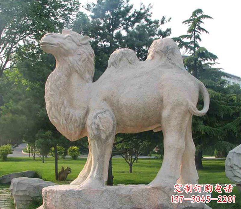 温州石头骆驼雕塑