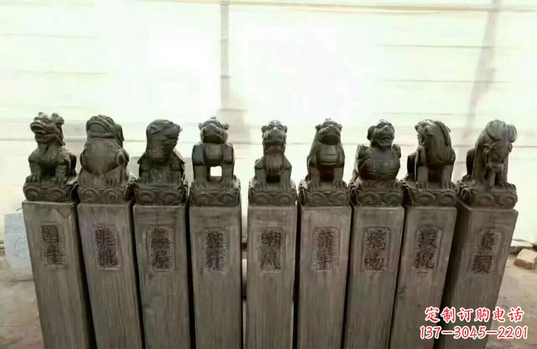 温州栓马桩石雕