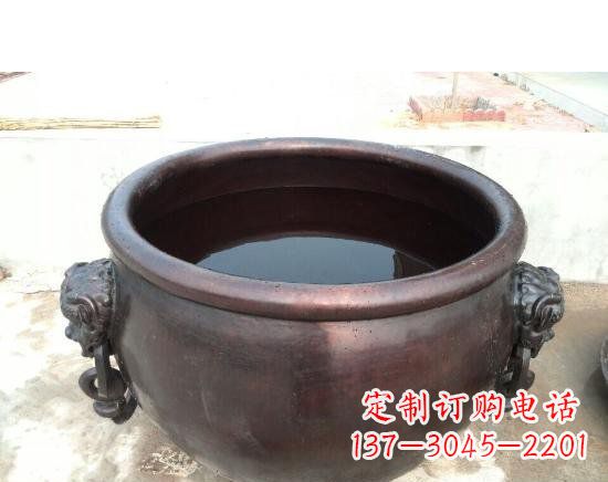 温州水缸寺庙铜雕