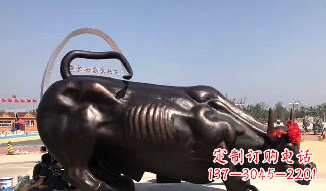 温州水牛铜雕