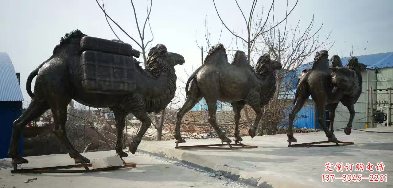 温州丝绸之路铜骆驼雕塑
