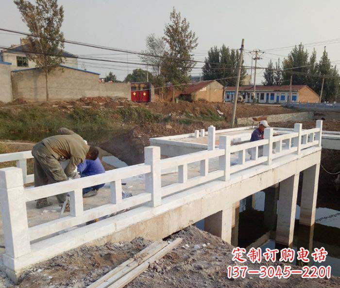 温州寺庙景观汉白玉栏板石雕
