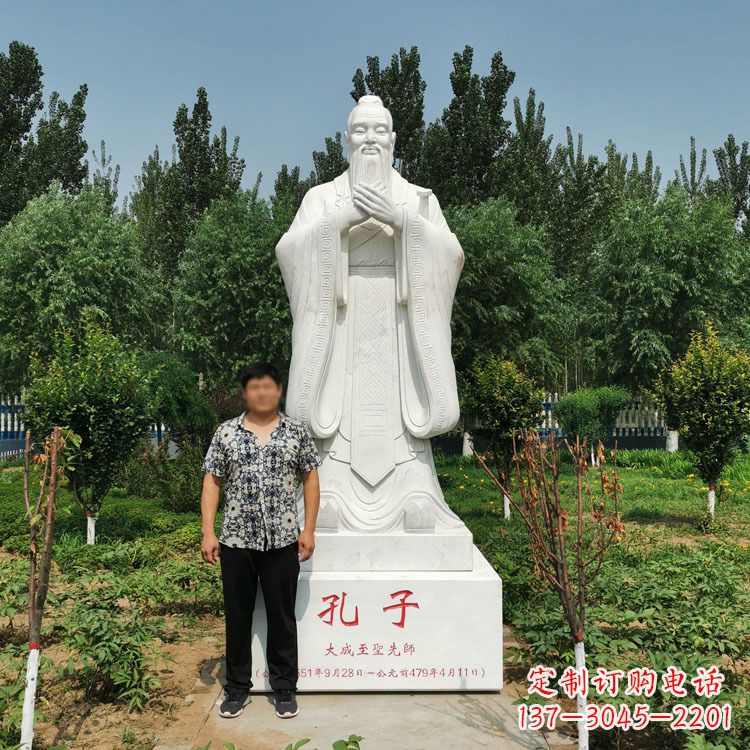 温州寺庙孔子雕像