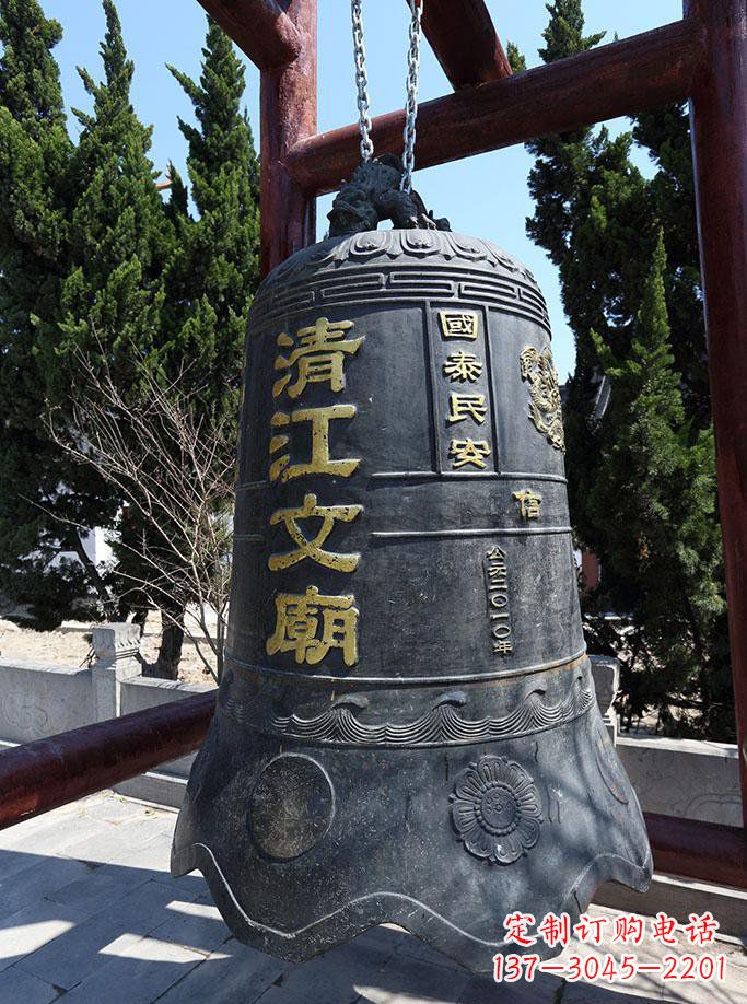温州寺庙铜钟雕塑 (5)