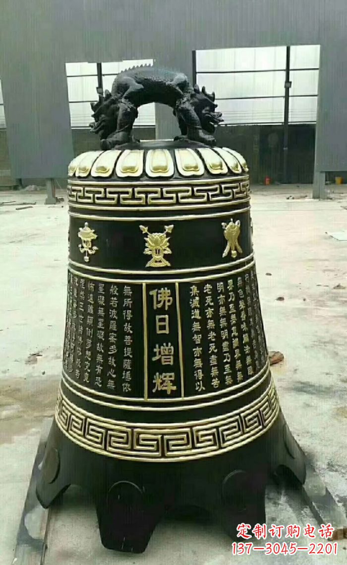 温州寺庙铜钟雕塑 (6)
