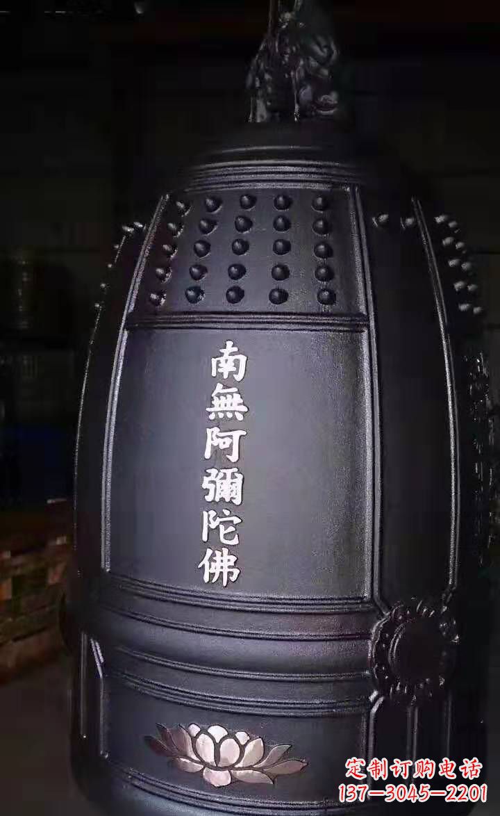 温州寺庙铜钟雕塑户外景观雕塑