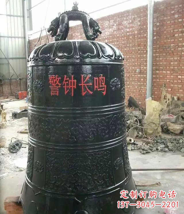 温州寺庙铸铜钟铜雕 (4)