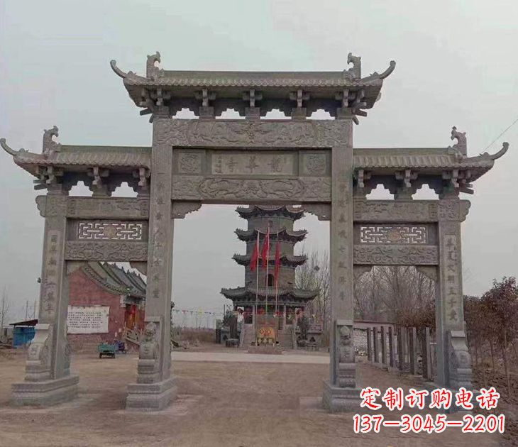 温州寺院石牌坊