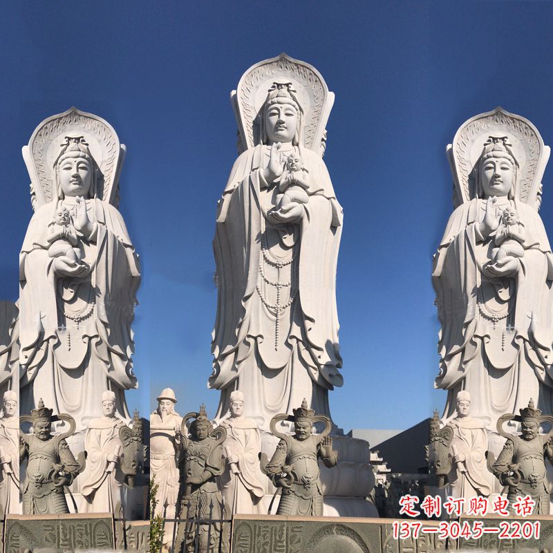 温州送子观音大型石雕塑
