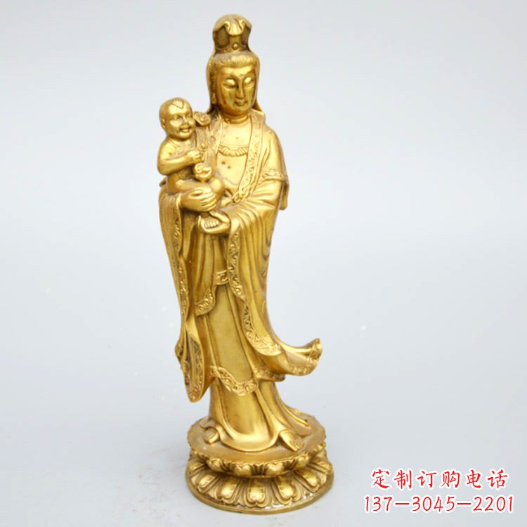 温州送子观音铜雕