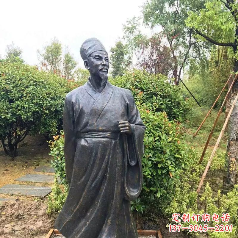 温州苏东坡铸铜历史文化名人雕像