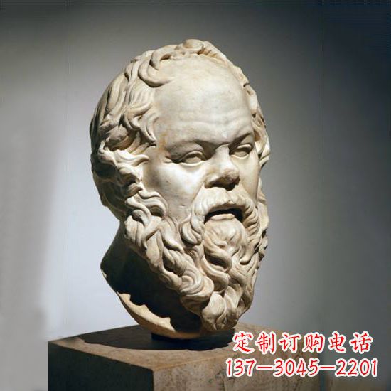 温州苏格拉底石雕头像