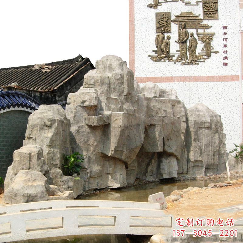 温州塑石假山雕塑