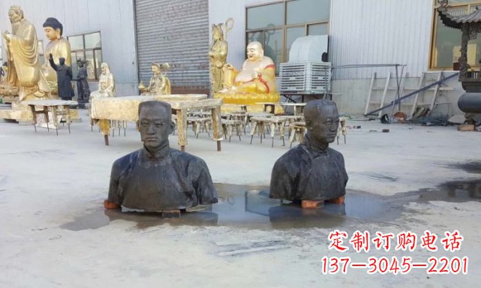 温州陶行知半身像铜雕