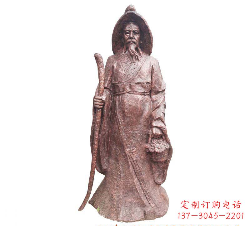 温州陶渊明铜雕像