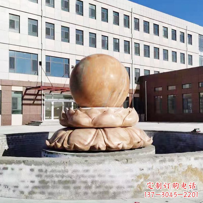 温州特色的石雕风水球