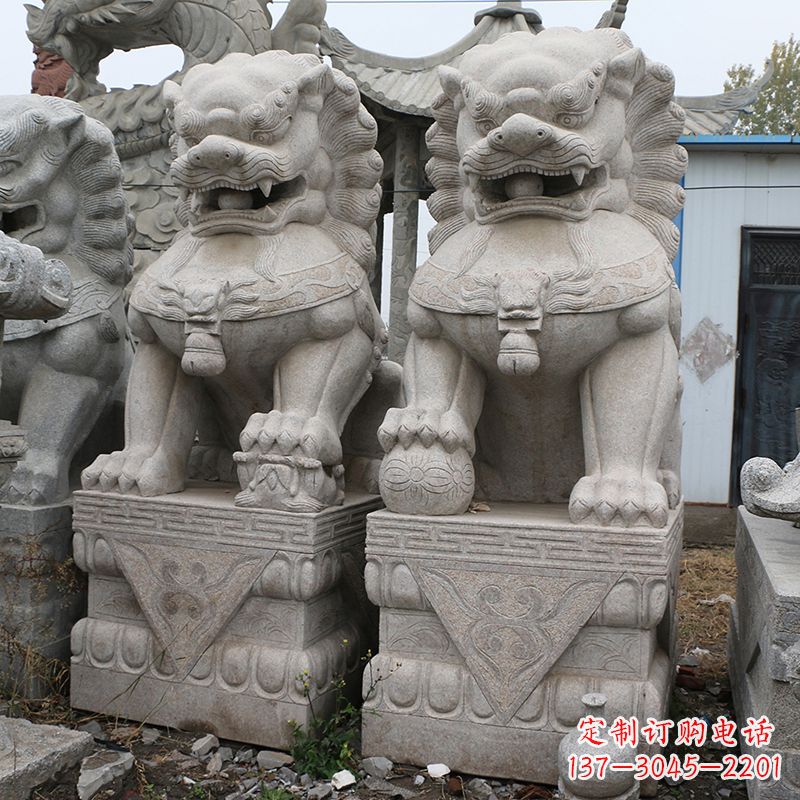 温州天安门狮子石雕塑