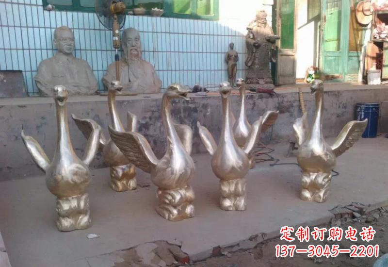 温州天鹅喷泉雕塑