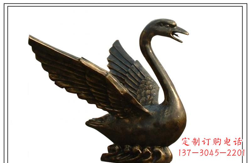 温州天鹅喷泉铜雕
