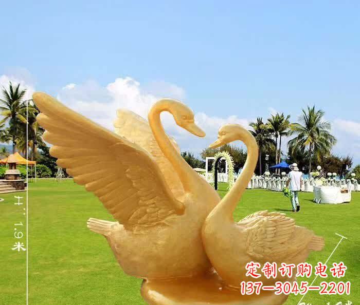 温州天鹅铜雕