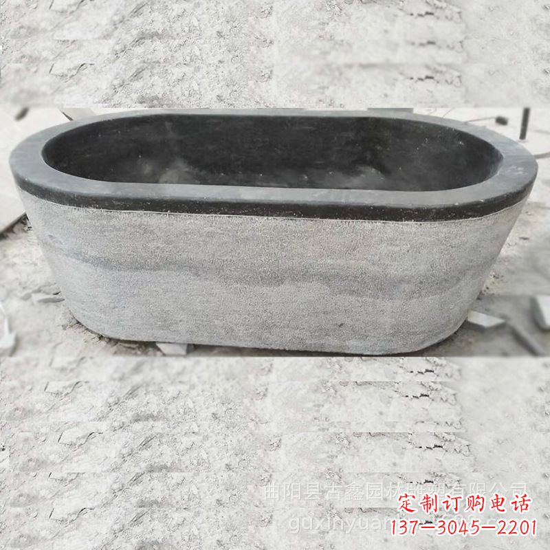 温州庭院养鱼石雕水槽