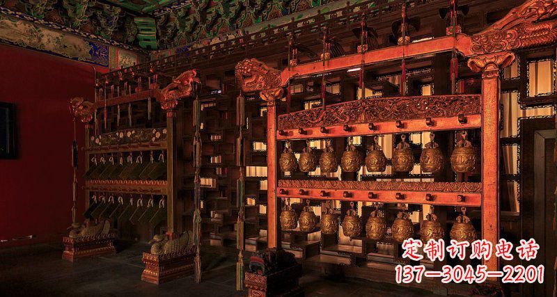 温州铜编钟古代乐器铜雕