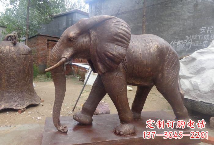温州铜大象雕塑